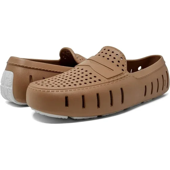 Floafers Country Club Driver 2.0 Loafers Men's US 11 Brown Cutout Shoes ZOGG1839 - Picture 1 of 10